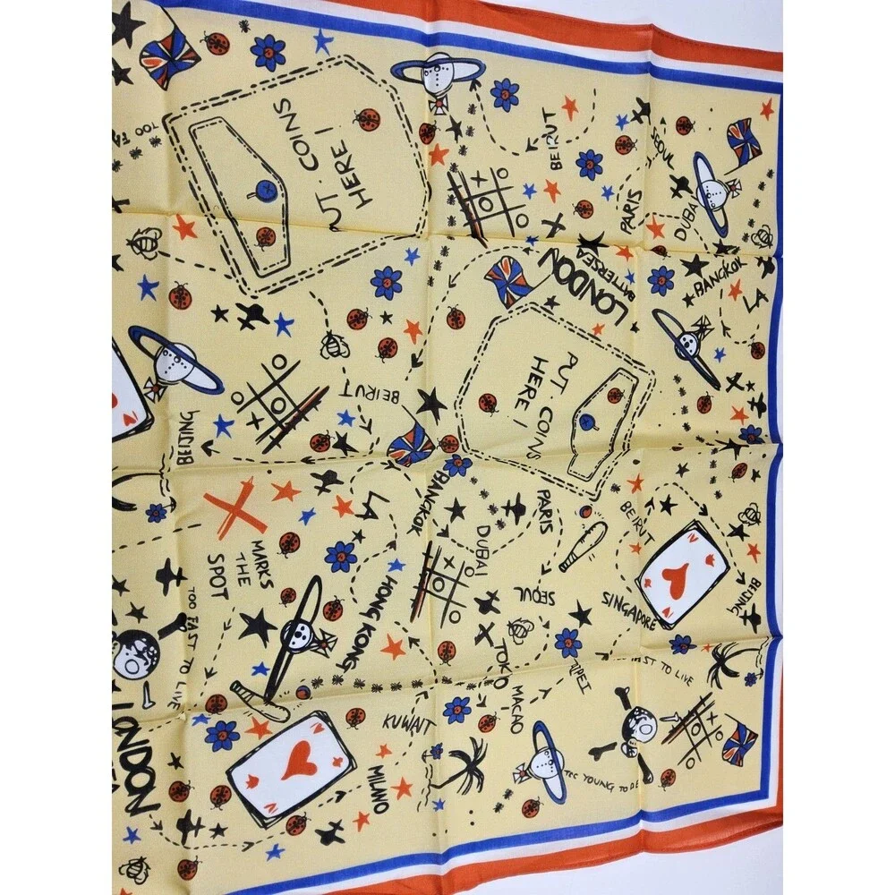 Vivienne Westwood Handkerchief Neckerchief Bandana Scarf Pocket Square Japan